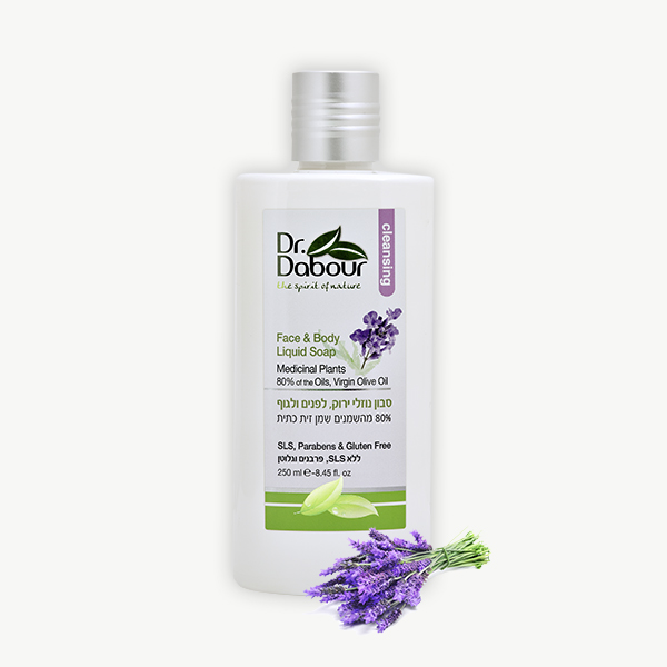 Face & Body LiquidSoap Olive Medicinal Plants Lavender Dr.Dabour